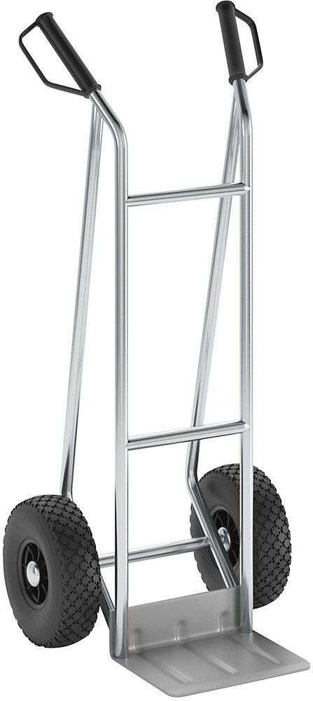Sackkarre aus Aluminium, Modell M: extra leicht und kompakt, mit komfortabler Luftbereifung eurokraft pro