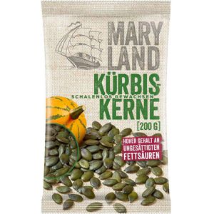 Maryland Kürbiskerne naturbelassen, schalenlos, 200 g