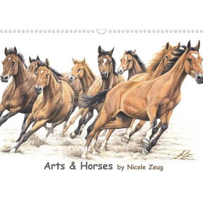 Arts & Horses (Wandkalender 2022 DIN A3 quer)