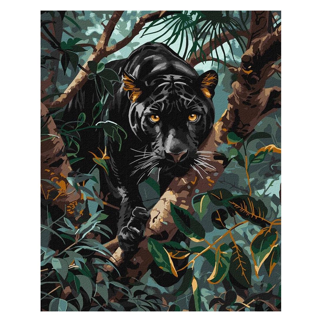 Ideyka Malen nach Zahlen - Panther (AMO8081)