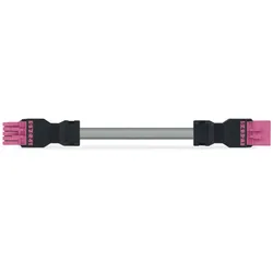 Wago 891-8995/005-407 konfektionierte Verbindungsleitung,Eca,Buchse Stecker,pink 8918995005407