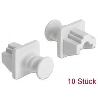 Staubschutz für RJ45 Buchse, Schutzkappe weiß