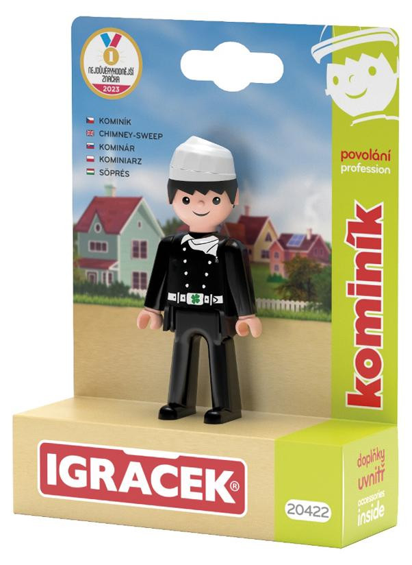 EFKO Speelfiguur Schoorsteenveger met accessoires