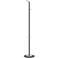 Paperflow Garderobe »easyCloth Color Range Black Edition« 6 Haken weiß, 35x175x35 cm