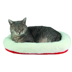 Trixie Kuschelbett | 47 × 38 cm, rot wollweiß