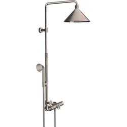 Hansgrohe Showerpipe Axor Front Edelstahl Optic 26020800