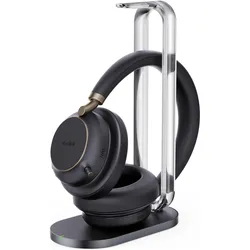 Yealink BH 76 (Kabellos, USB-C, Microsoft Teams), Office Headset, Schwarz