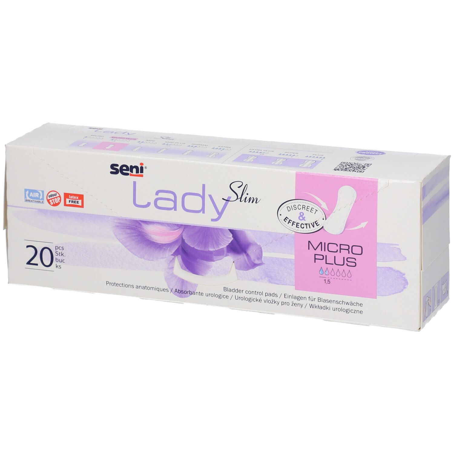 Seni Lady Slim Inkontinenzeinlage micro plus 20 St Einlagen