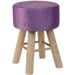 HOCKER aus Holz, 32x44cm