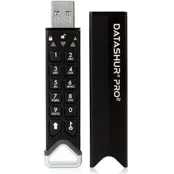 iStorage Datashur Pro2 (128 GB, USB-A), USB Stick, Schwarz