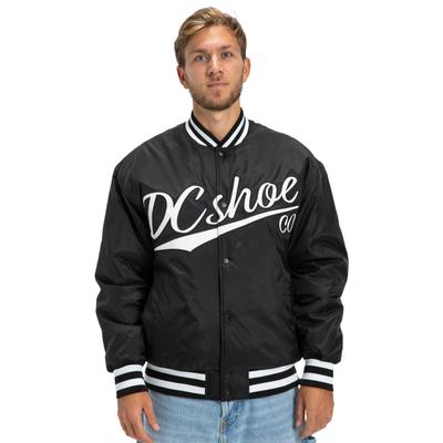 Blouson DC SHOES "Substitute Bomber", Herren, Gr. XS, schwarz-weiß (schwarz), Obermaterial: 100% Nylon., Jacken Blouson