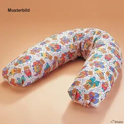 Stillkissen 185 cm lang mit Bifill Baumwollbezug bunt