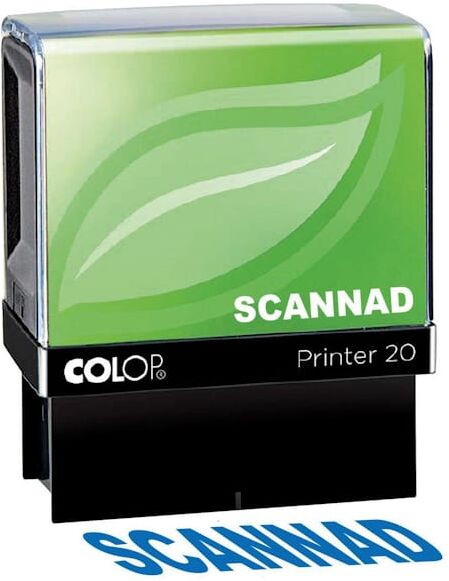 StÃ¤mpel "SCANNAD" COLOP