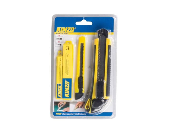 Cuttermesser Set 4-teilig mit Ersatzklingen