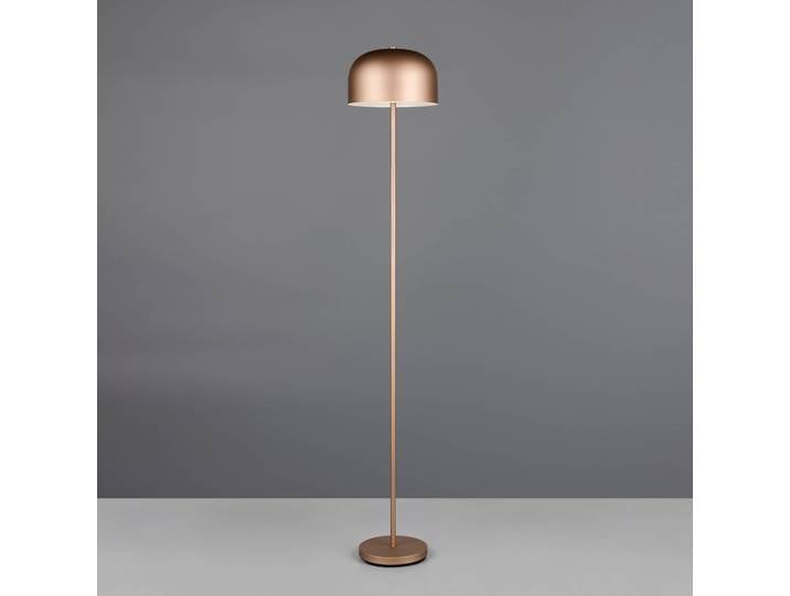 Reality Leuchten LED Stehlampe Jeff, dimmbar, braun / rost, für Schlafzimmer, Metall, LED Stehlampe