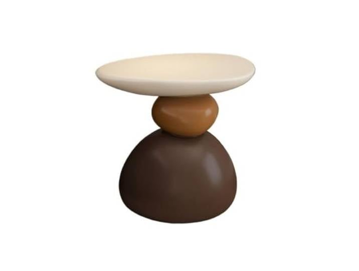 NIUHUAHUI Teetisch, Minimalistischer Beistelltisch for Sofa, Wohnzimmer, Aufbewahrung, künstlerische Ecke, Couchtisch