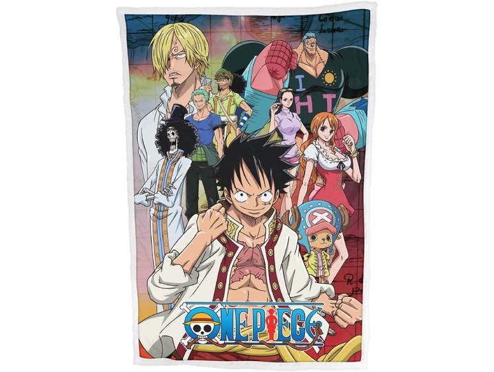 One Piece Sherpa Fleecedeken Crew - 100 x 150 cm - Polyester