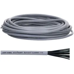 Lapp, Kabelleitung, 10 Meter 1119312 Ölflex Classic 110 PVC-Steuerleitung 12x1,5 mm2 mit grün-gelben Schutzleiter 1 (10 m)