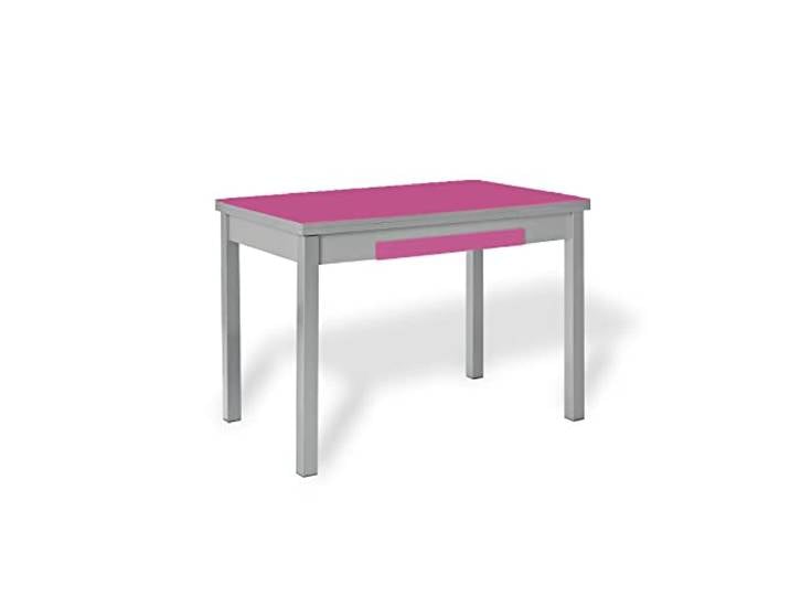 ASTIMESA Alas Cristal Küchentisch, Metall, Fuchsia, 90 x 50 cm