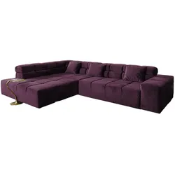 ECKSOFA NEVADA Violett Velvet