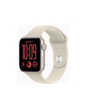 Apple Watch SE 3 GPS 44mm Starlight Aluminium Case with Sand Sport Band S/M Touch OLED Display ? Gerätespeicher: 64 GB ? Gehäusematerial: Armbandmaterial: Kunststoff ? Gehäusefarbe: Beige Armbandfarbe: beige ? Betriebszeit: 18h typisch (MJL34ZR/A)