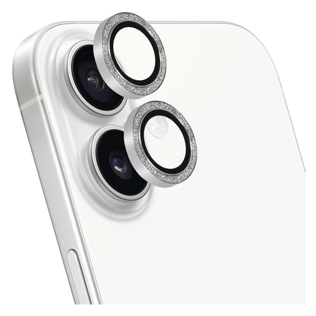 Mobiparts Camera Lens Protector Apple iPhone 16/16 Plus Silver (Apple iPhone 16, Apple iPhone 16 Plus) (MP-100026)
