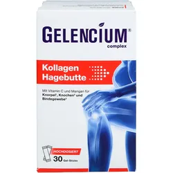 Gelencium Kollagen Hagebutte Direkt-Sticks +vit C 30 ST