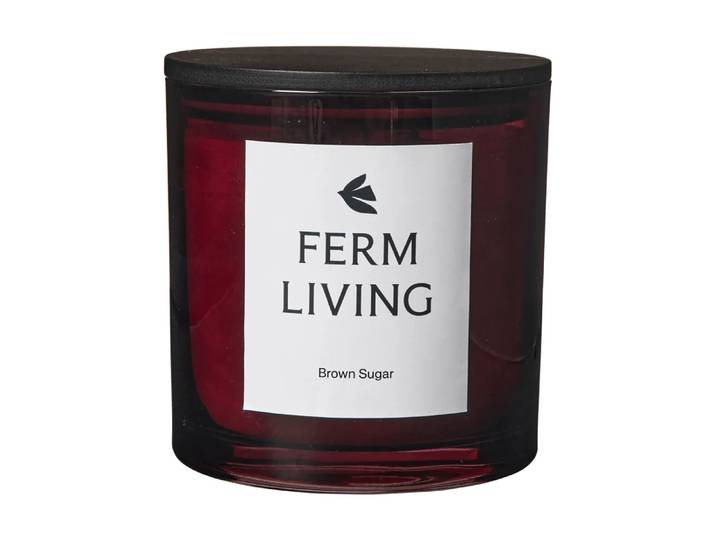 Ferm Living Vitto geurkaars 50 u Dark Grape