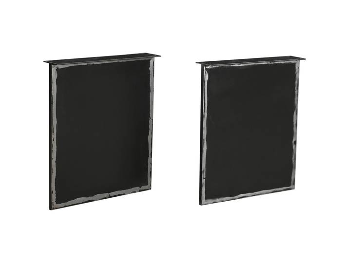 Tischgestell Parv Metall schwarz B 70 T 15 cm - Tischgestell