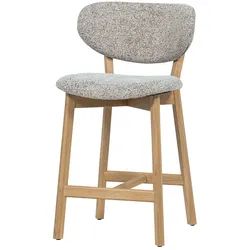 Tchibo - Woood Barhocker »Udar« mit Holzrahmen - 51x58x94cm - braun -
