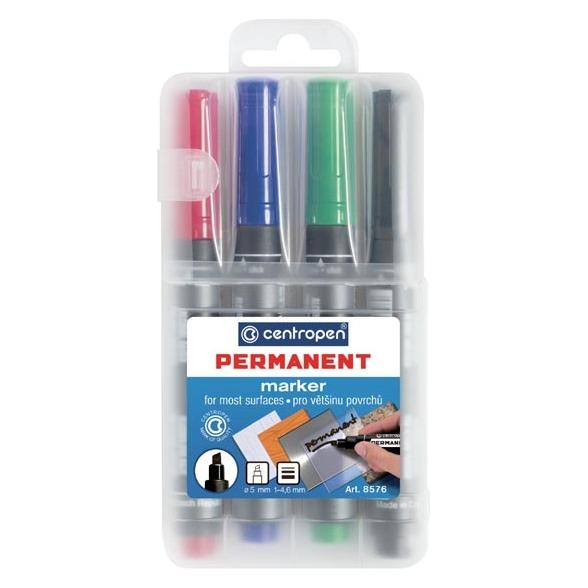 Centropen Set mit Permanentmarkern 8576/4S (4x) (56517459)