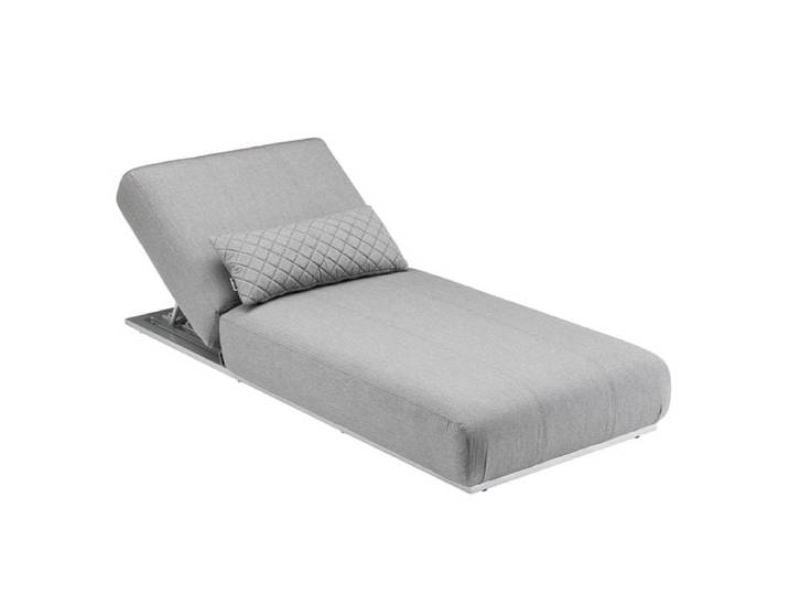 Kettler Ego Gartenliege verstellbar 213x90x33cm Sunbrella Hellgrau