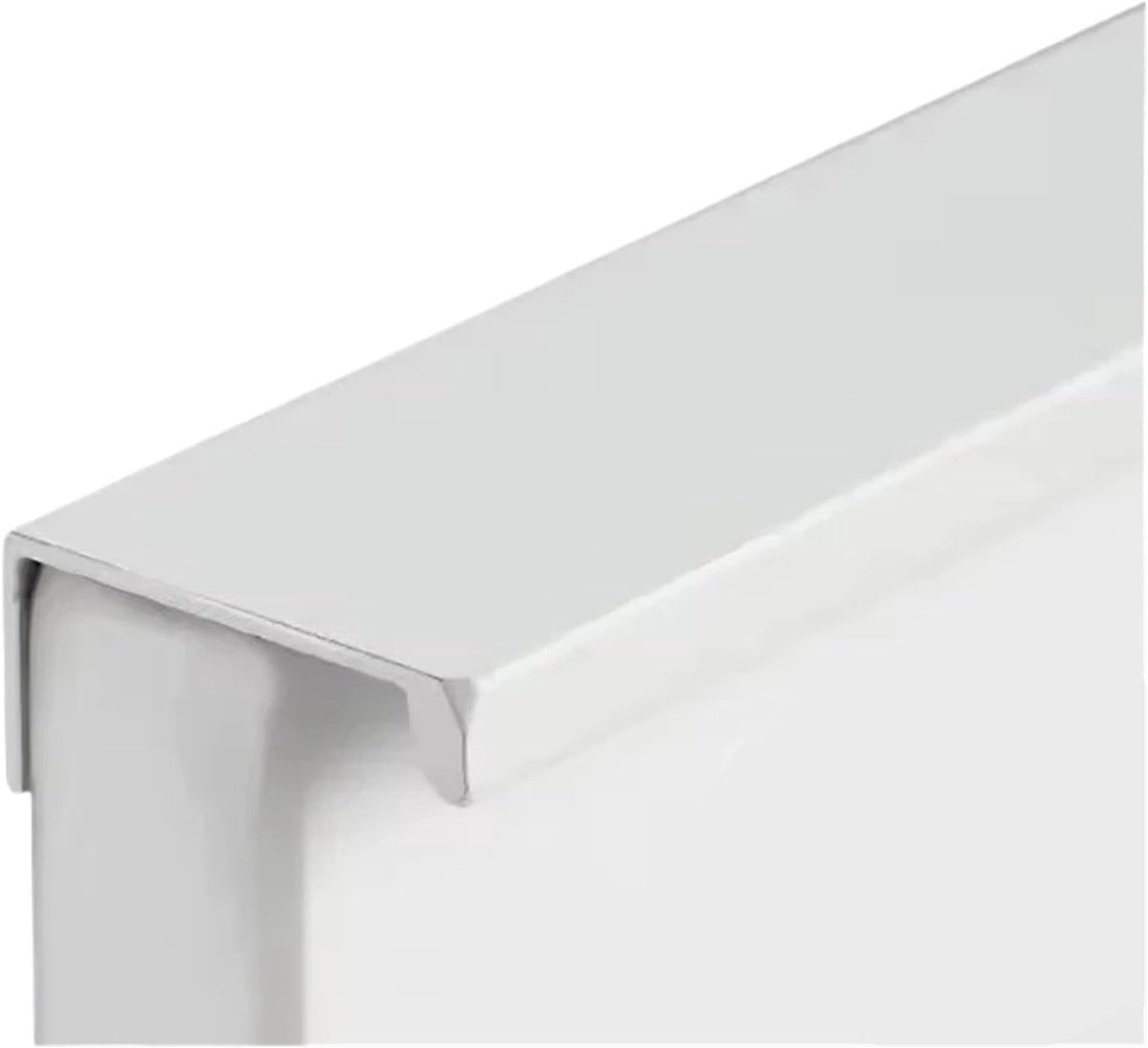 Inbouwgreep Kast Wit - Verborgen Meubelgreep - 8 cm