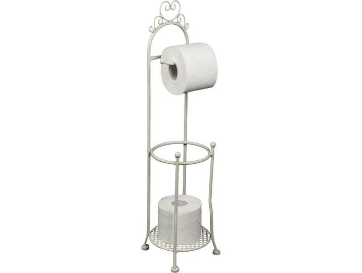 Toilettenpapierhalter AMBIENTE HAUS, weiß, Metall, Toilettenpapierhalter, Toilettenpapierhalter, Höhe 70 cm