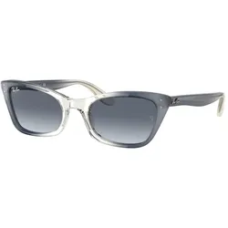 Ray-Ban 0RB2299 LADY BURBANK 134386 Blau Gr. 52/20 (mit Sehstärke)