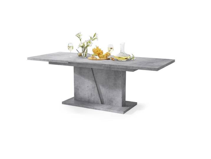 Mazzoni Esstisch Design Noble Noir Tisch ausziehbar 160 bis 218 cm