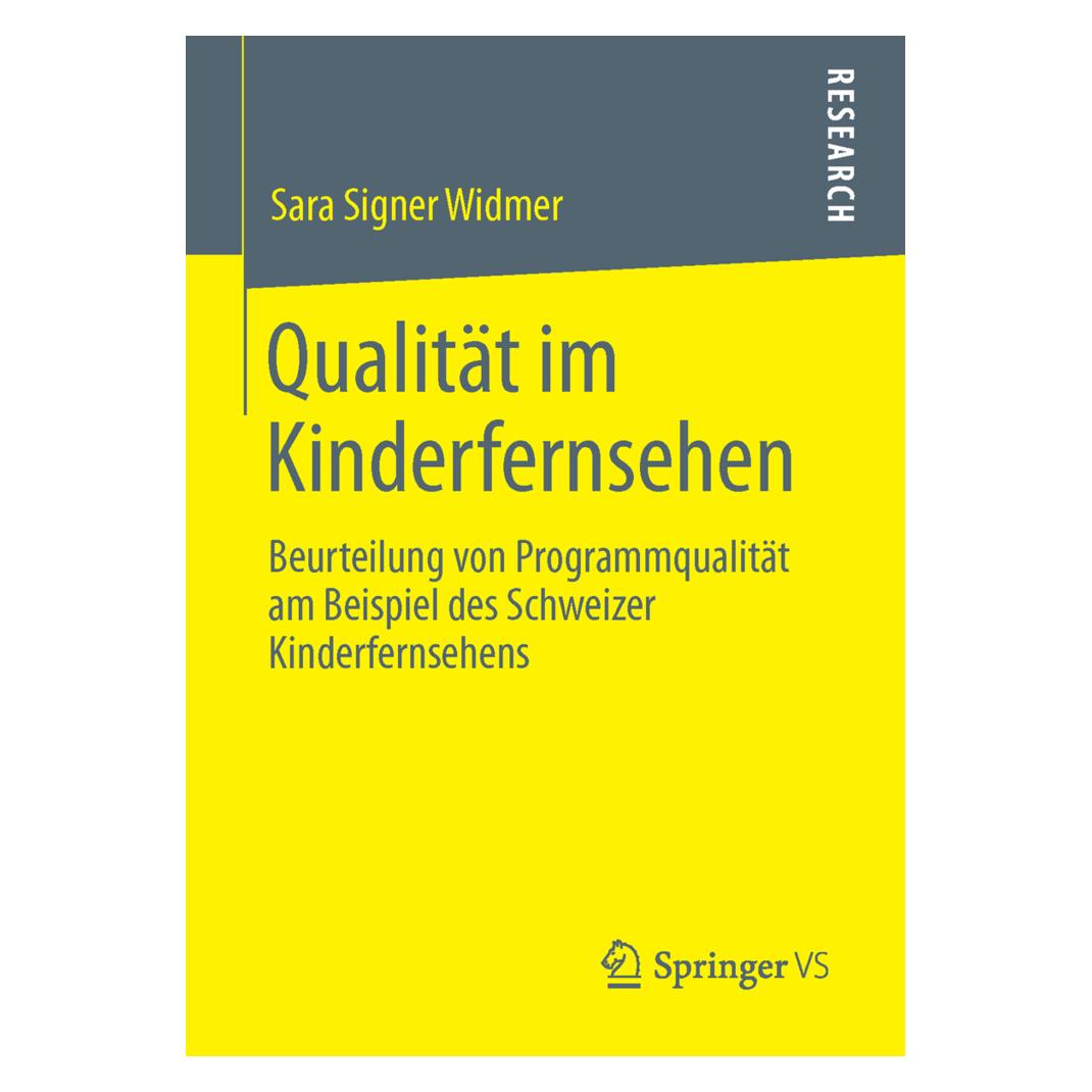 VS Qualität im Kinderfernsehen (Deutsch, Softcover, Sara Signer Widmer) (55515969)