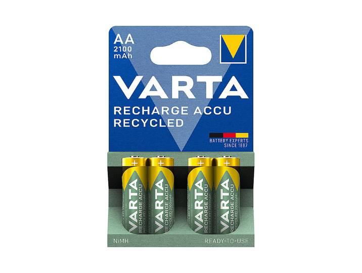 Varta Accu Recycled Aa/Lr6 2100mAh 4 Stück