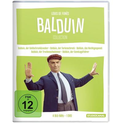 Louis de Funes - Die Balduin Collection (+ DVD) [4 BRs], Blu-ray
