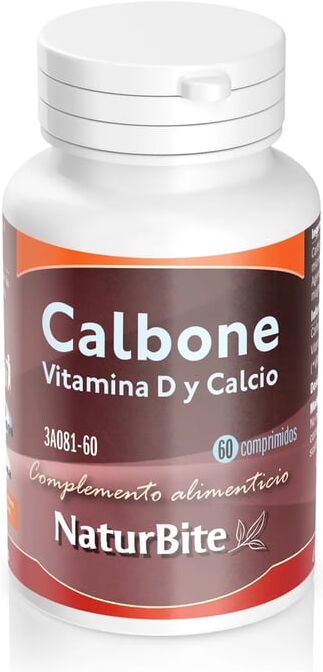 Naturbite Calbone Vitamina D Y Calcio 60 Tabs