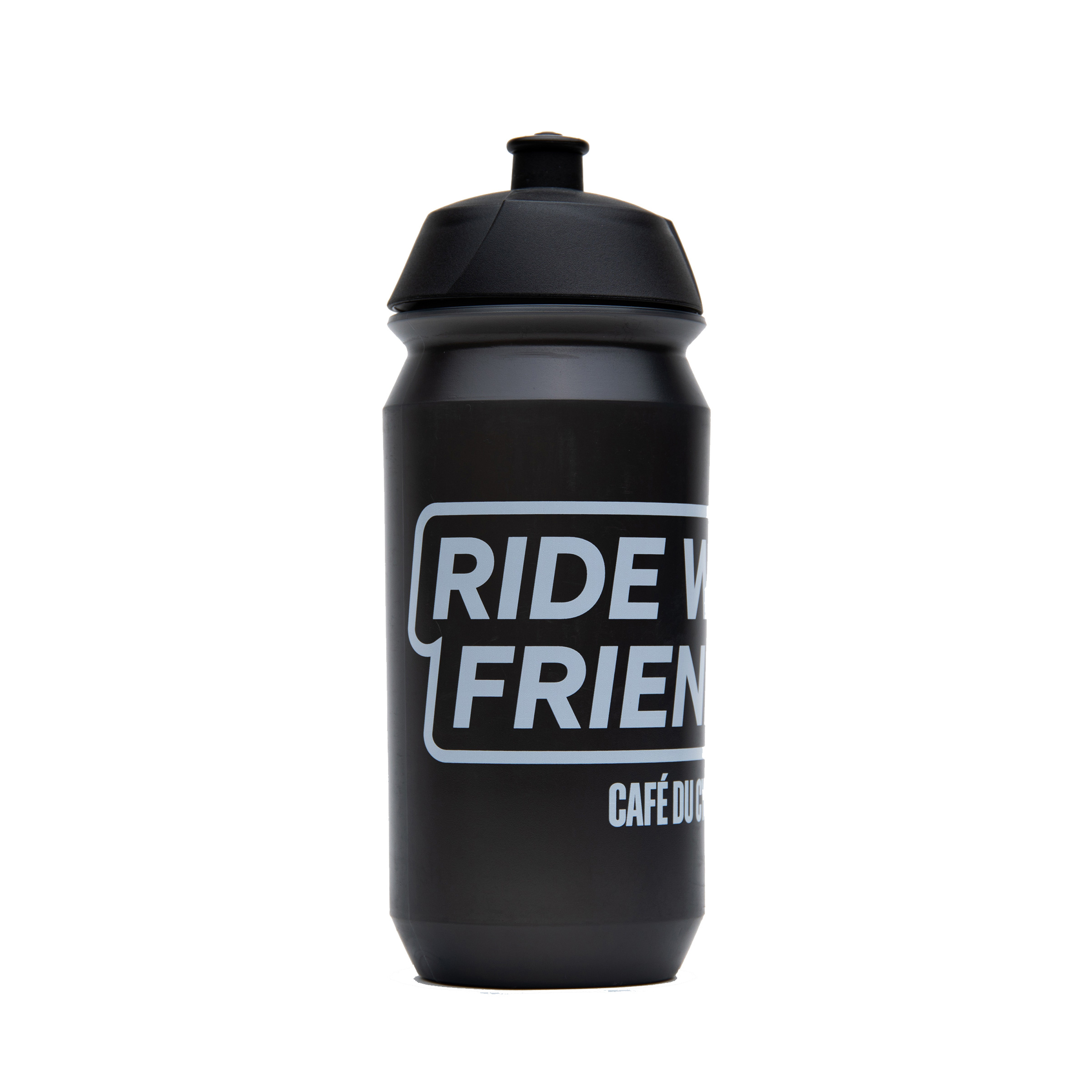 Café Du Cycliste Ride With Friends Trinkflasche Trinkflaschen grau Größe 0.5L Mountainbike | Rennrad | Gravel