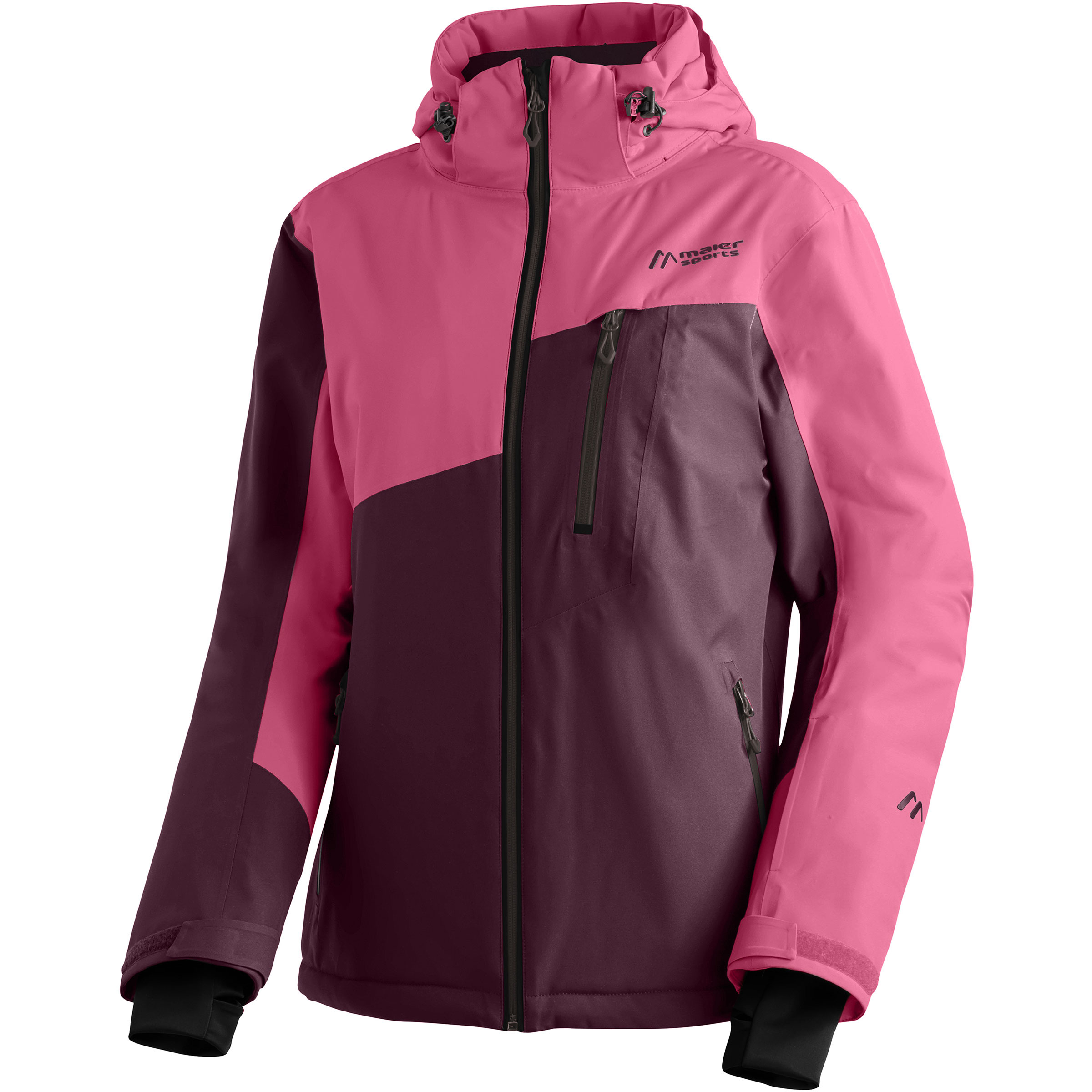Maier Sports Glacierguard Damen Isolationsjacke lila Größe L Skifahren Isolierend Wasserabweisend
