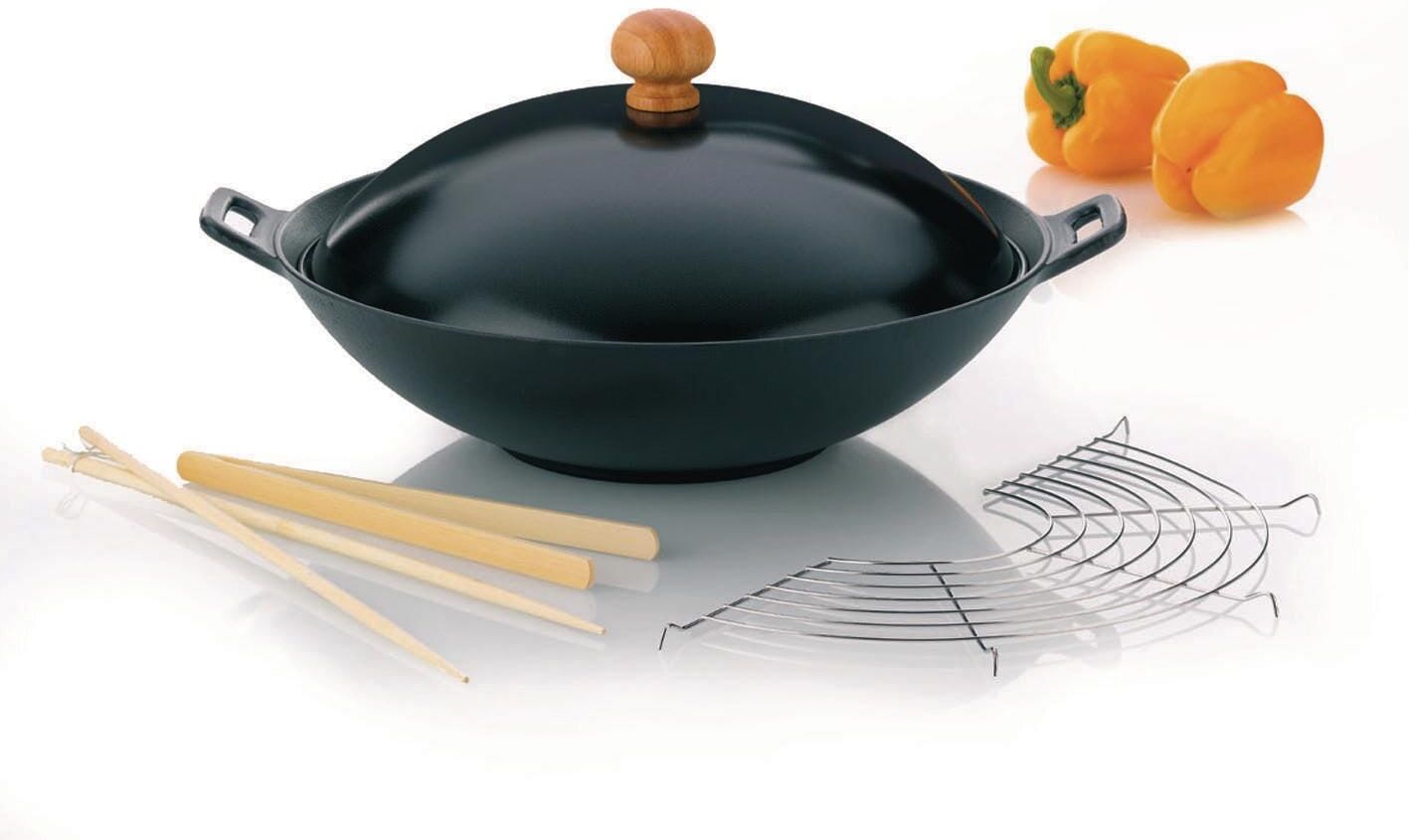 Wok KELA "Wok", schwarz, Pfannen, Wok schwarz Einheitsgröße