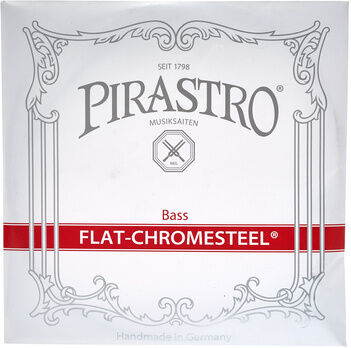 Pirastro Flat-Chromesteel E Bass medium