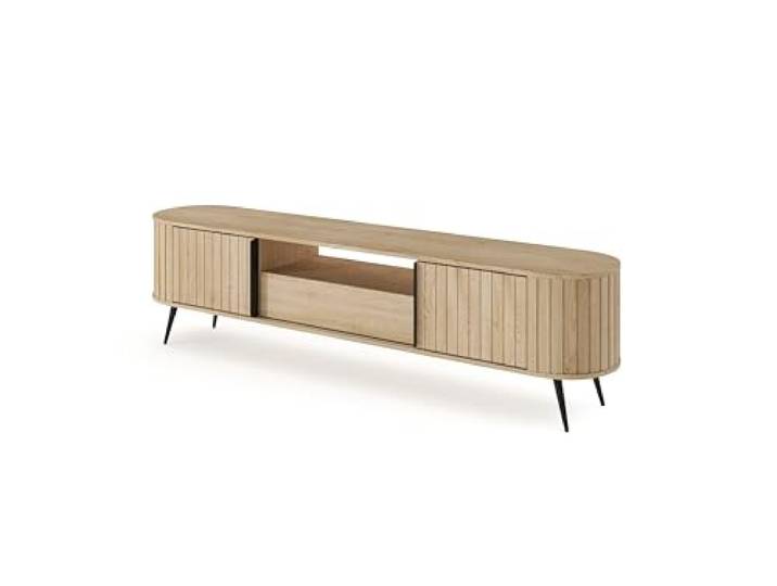 3xE Living TV-Lowboard 196 cm, Eiche Cremona, 196 x 51 x 40,2 cm