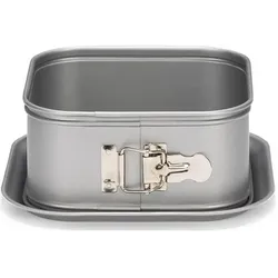 Patisse Springform eckig 18cm, Backform, Silber