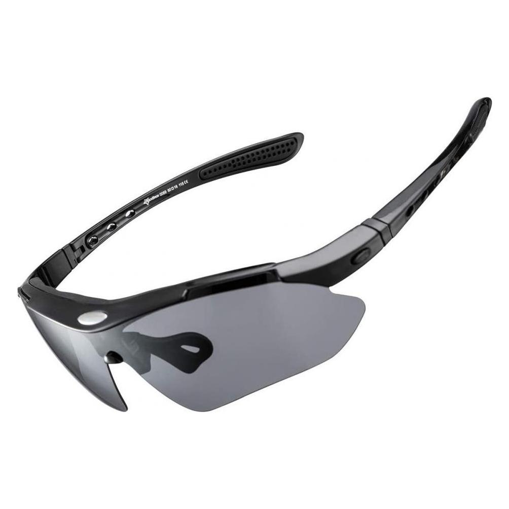 Rockbros 10003 polarisierte Fahrradbrille - schwarz (Schwarz) (1701423730)