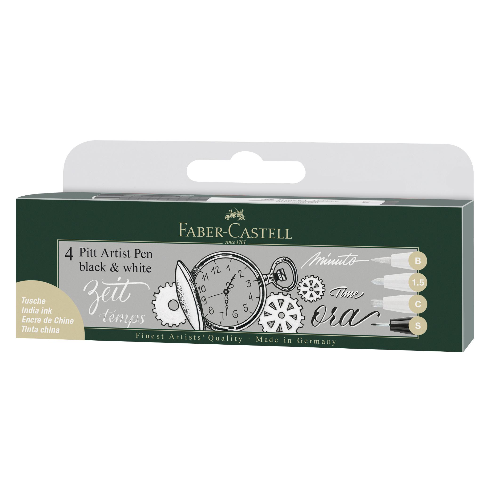 Faber-Castell PITT Artist Pen Tuschezeichne (4x) (167151)