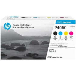 4 Samsung Original-Toner-Set cltp406c