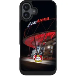 Nivocase Handyhülle für Apple iPhone 16 Plus Hülle NIVOpure Case Schwarz Bayer 04 Leverkusen Offizielles (Apple iPhone 16 Plus), Smartphone Hülle, Schwarz